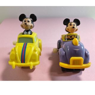 Disney - 昭和レトロ 日本製 レア ミッキーマウス ゼンマイカー