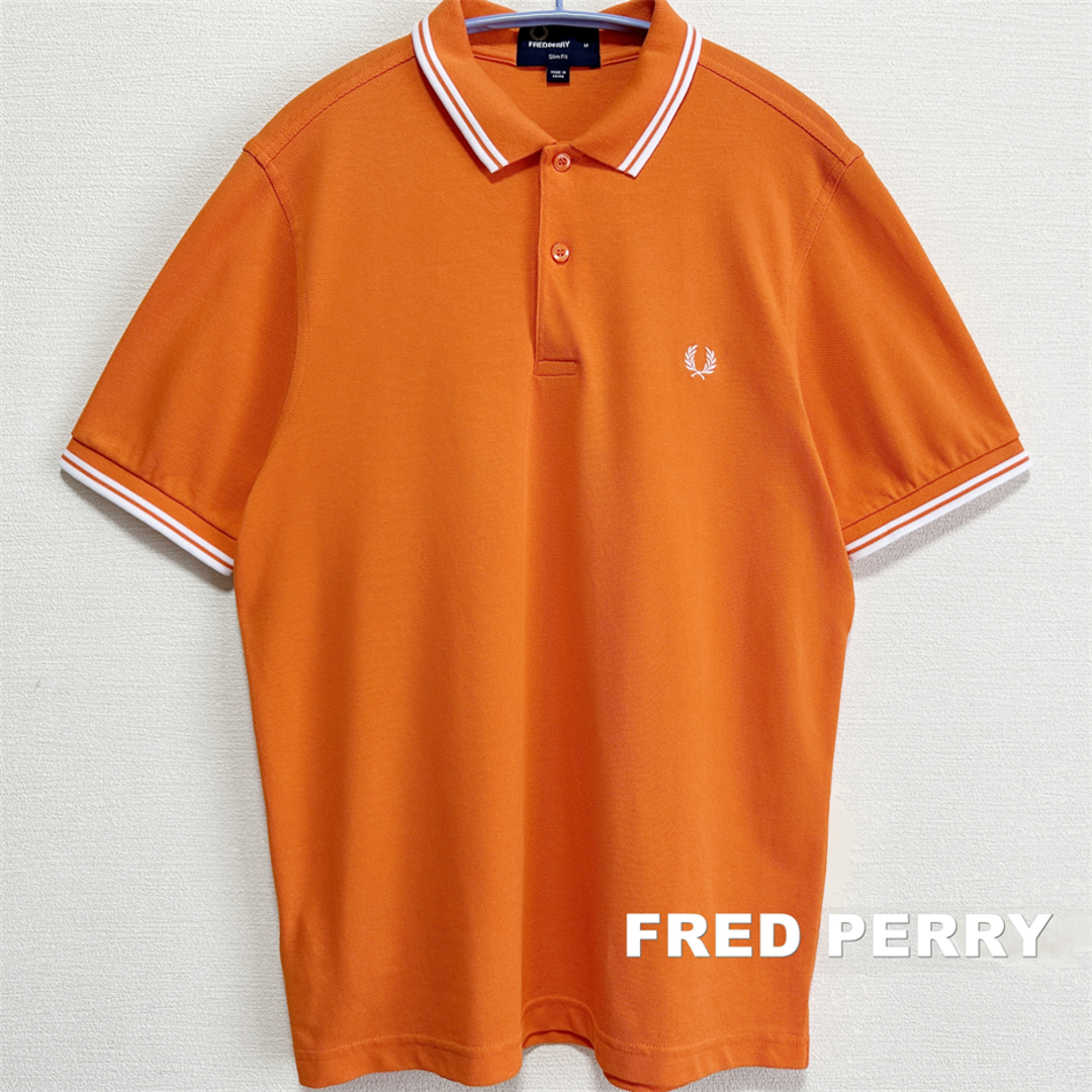 FRED PERRY(フレッドペリー)の【FRED PERRY】フレッドペリー 刺繍ローレルロゴ ティップ ポロシャツ レディースのトップス(ポロシャツ)の商品写真