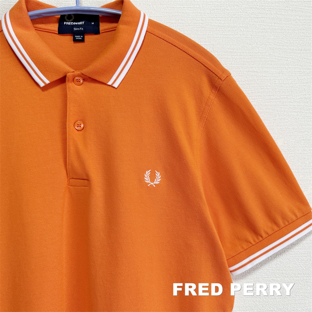 FRED PERRY(フレッドペリー)の【FRED PERRY】フレッドペリー 刺繍ローレルロゴ ティップ ポロシャツ レディースのトップス(ポロシャツ)の商品写真