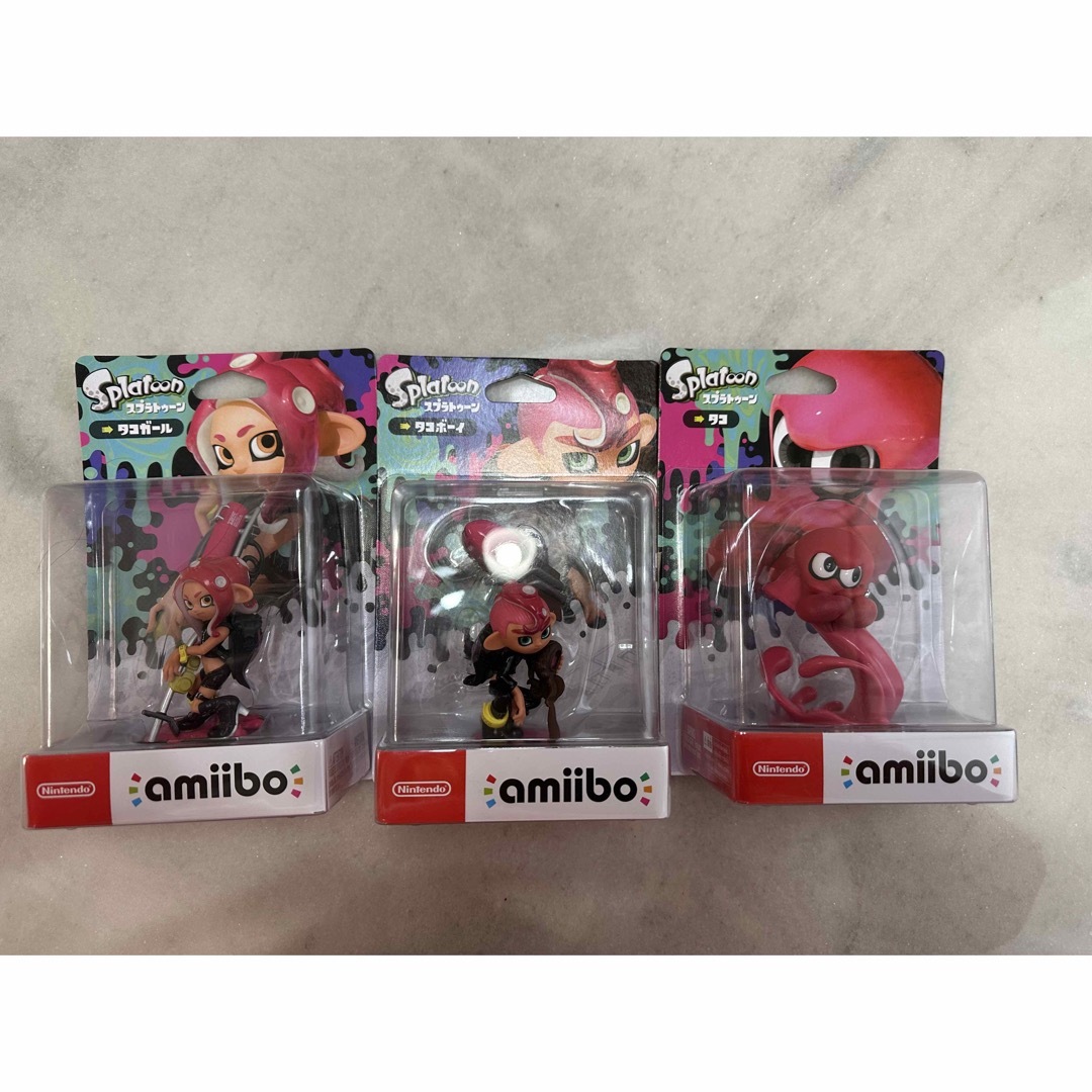 amiibo タコガール　タコボーイ　タコ　スプラトゥーンシリーズ　未開封