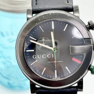 567 GUCCI グッチ メンズ腕時計 シェリーライン クロノグラフ 新ベルト
