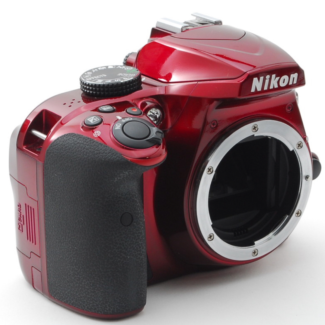 【Wifi機能】Nikon ニコン D5300 レッド 18-55 オマケ満載