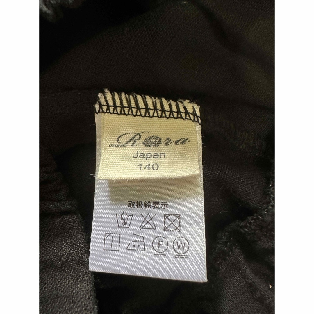 USED☆Rora ローラ☆麻混　スカーレットショートパンツ☆140サイズ キッズ/ベビー/マタニティのキッズ服女の子用(90cm~)(パンツ/スパッツ)の商品写真
