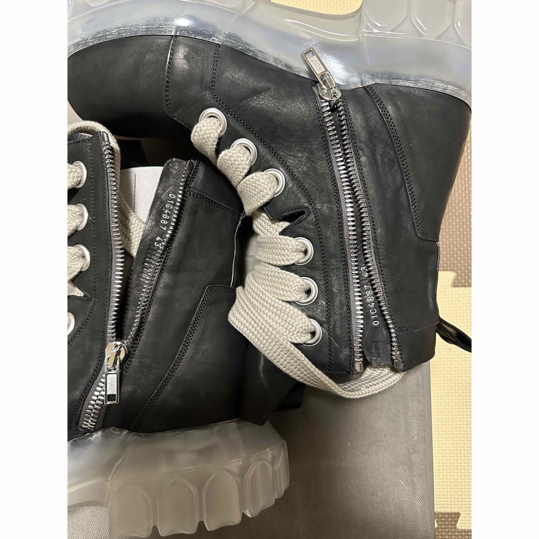 Rick Owens(リックオウエンス)のJUMBOLACED LACEUP BOZO TRACTOR  SIZE 43 メンズの靴/シューズ(ブーツ)の商品写真