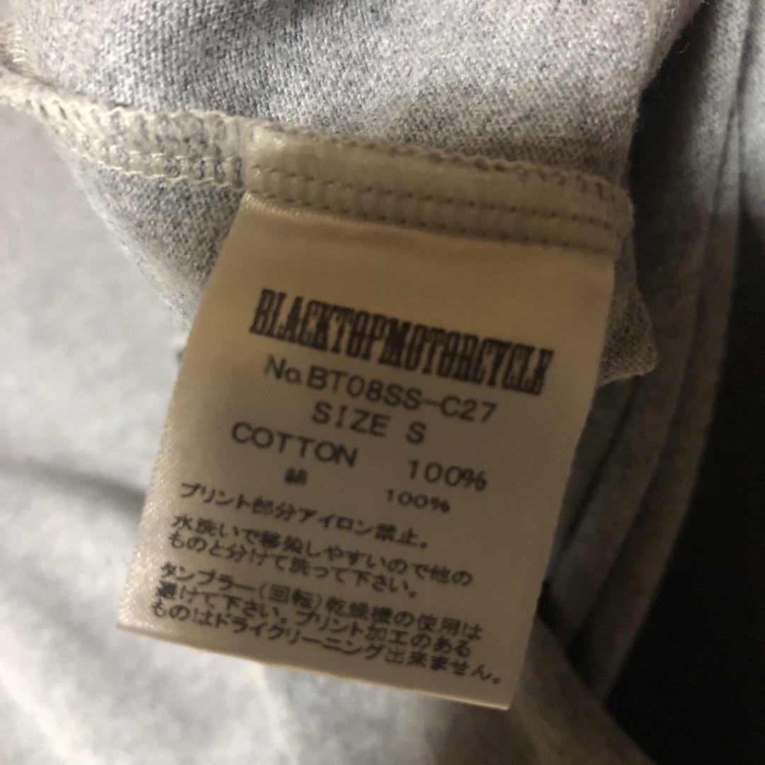 BLACKTOP Kustoms(ブラックトップカスタムズ)の【日本製】BTMCブラックトップモーターサイクル バックプリントポケットTシャツ メンズのトップス(Tシャツ/カットソー(半袖/袖なし))の商品写真