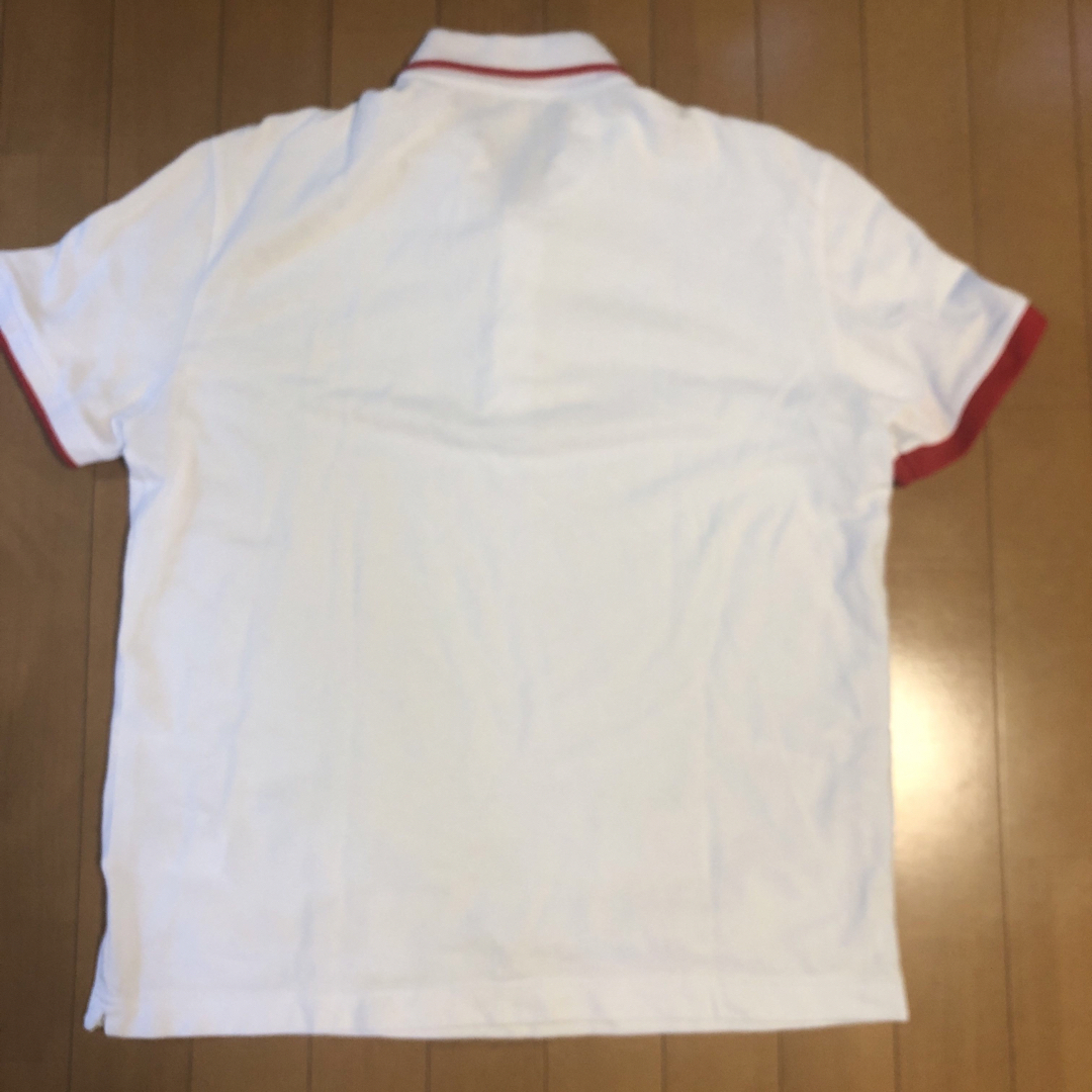EMPORIO ARMANI EA7(エンポリオアルマーニイーエーセブン)のエンポリオアルマーニ EA7 半袖ポロシャツ　白 メンズのトップス(ポロシャツ)の商品写真
