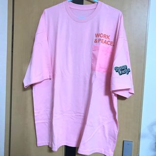 ビームス(BEAMS)のBEAMS DESIGN監修 クラフトボス オリジナルTシャツ ピンク 大きめ(Tシャツ/カットソー(半袖/袖なし))