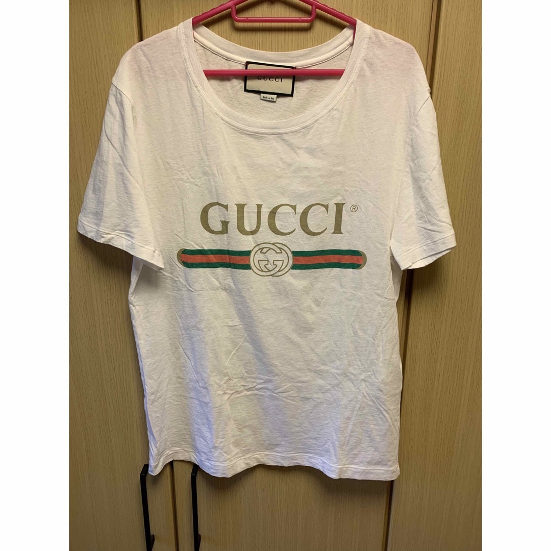 Gucci(グッチ)の正規 GUCCI グッチ シェリーライン ロゴ Tシャツ メンズのトップス(Tシャツ/カットソー(半袖/袖なし))の商品写真