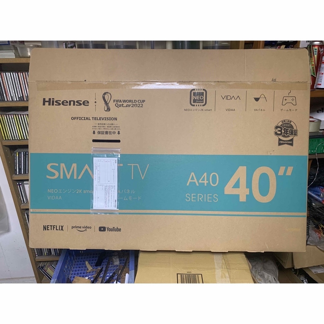 ハイセンス　40A40G SMART TV