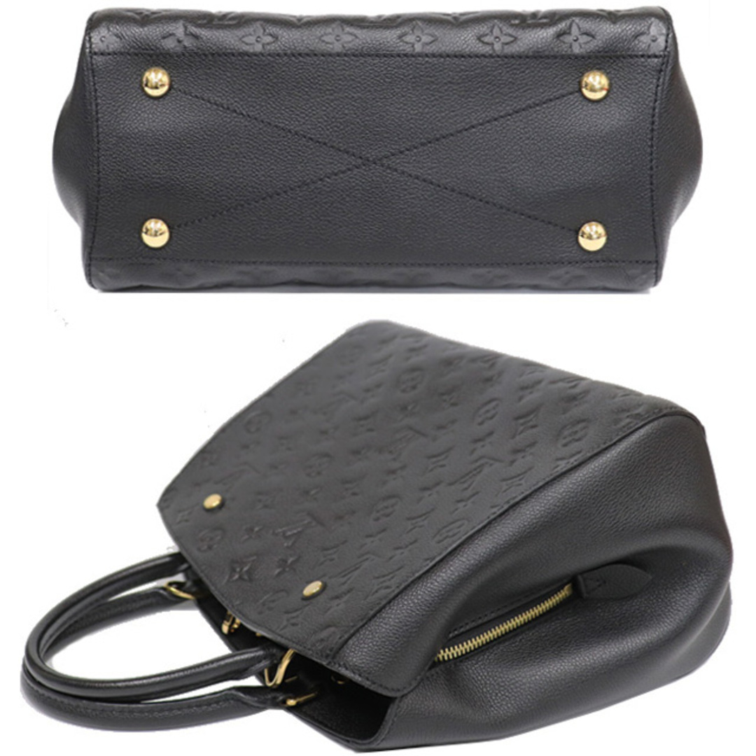 LOUIS VUITTON(ルイヴィトン)の（美品）ルイヴィトン LOUIS VUITTON モンテーニュ MM アンプラント 黒 M41048 2way ショルダー 8073 レディースのバッグ(その他)の商品写真