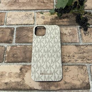 マイケルコース(Michael Kors)のMICHAEL KORS iPhone13 ハードケース ホワイト シグネチャー(iPhoneケース)