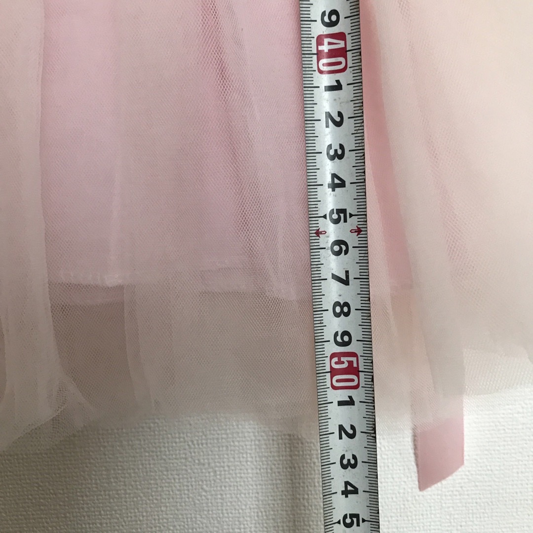 女の子　110 ピンク　子供服　キッズ　ワンピース　ドレス　パーティー　ドレス キッズ/ベビー/マタニティのキッズ服女の子用(90cm~)(ワンピース)の商品写真