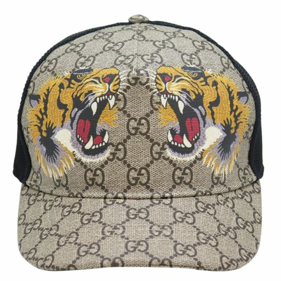 Gucci(グッチ)のグッチ GUCCI 帽子 キャップ ユニセックス 426887-4HB13 タイガー 虎 プリント GGスプリーム キャンバス 2160 M メンズの帽子(キャップ)の商品写真