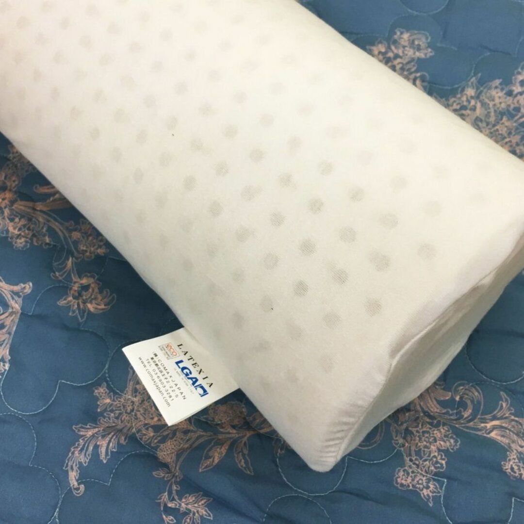 ラテックス枕 抱き枕 カバー付き COMAX日本 ラテシア 正規品 R-BO インテリア/住まい/日用品の寝具(枕)の商品写真