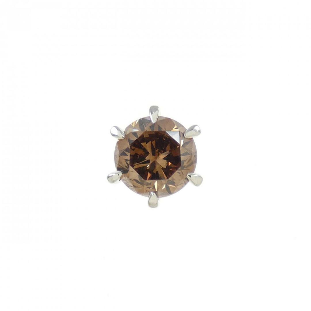 【リメイク】PT ダイヤモンド ピアス 片耳 1.008CT