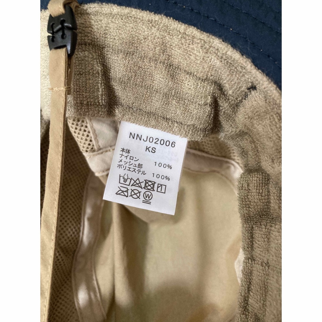 THE NORTH FACE(ザノースフェイス)のノースフェイス　ホライズンハット　ベージュ　KS キッズ/ベビー/マタニティのこども用ファッション小物(帽子)の商品写真