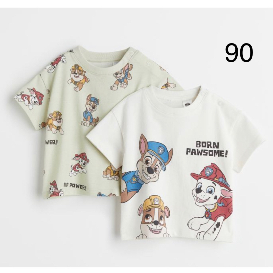 H&M - 新品未開封 パウパトロール Tシャツ 2枚セット 90の通販 by