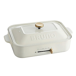 ブルーノ(BRUNO)のBRUNO コンパクトホットプレート ホワイト(ホットプレート)