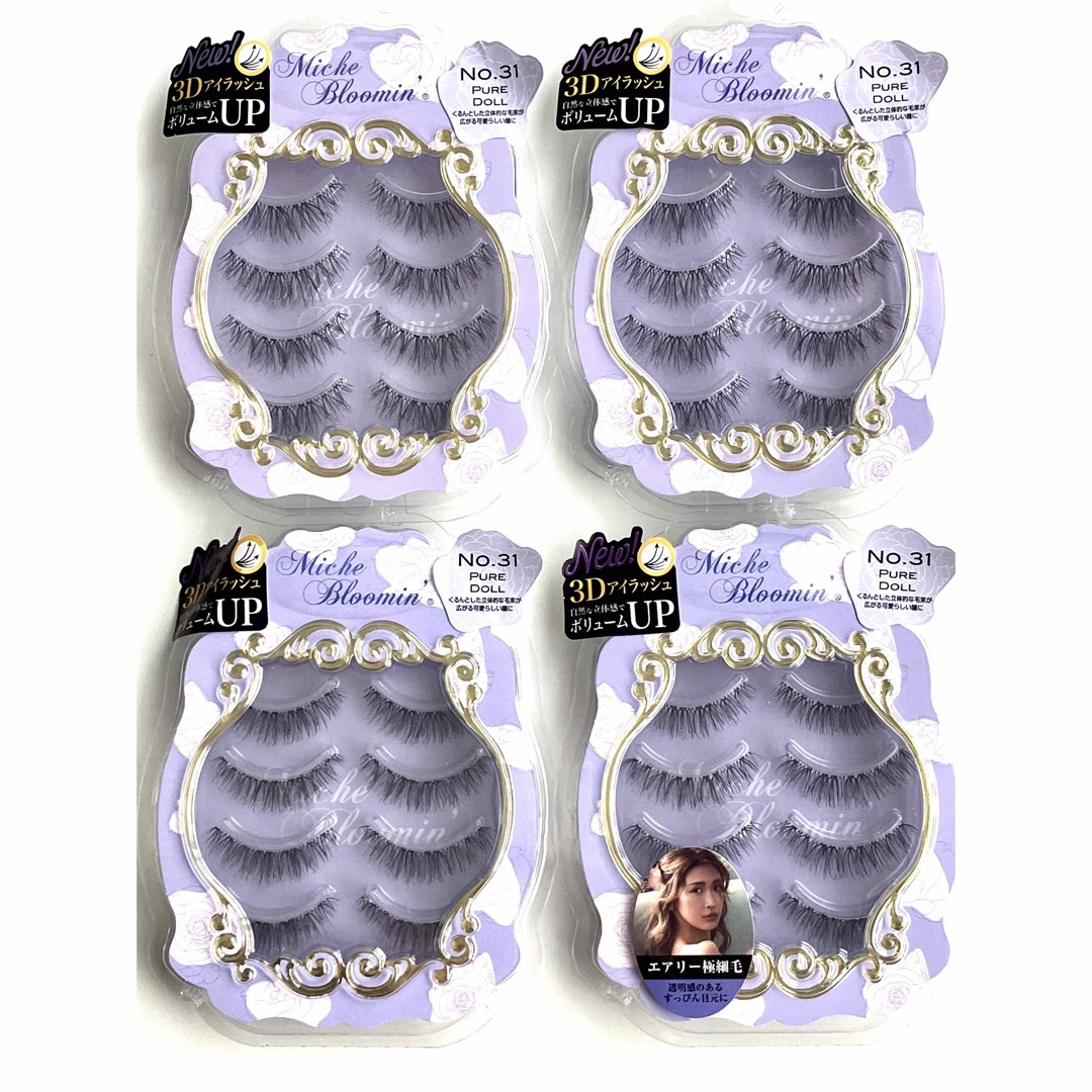 ミッシュブルーミン PURE DOLL No.31×8set - つけまつげ