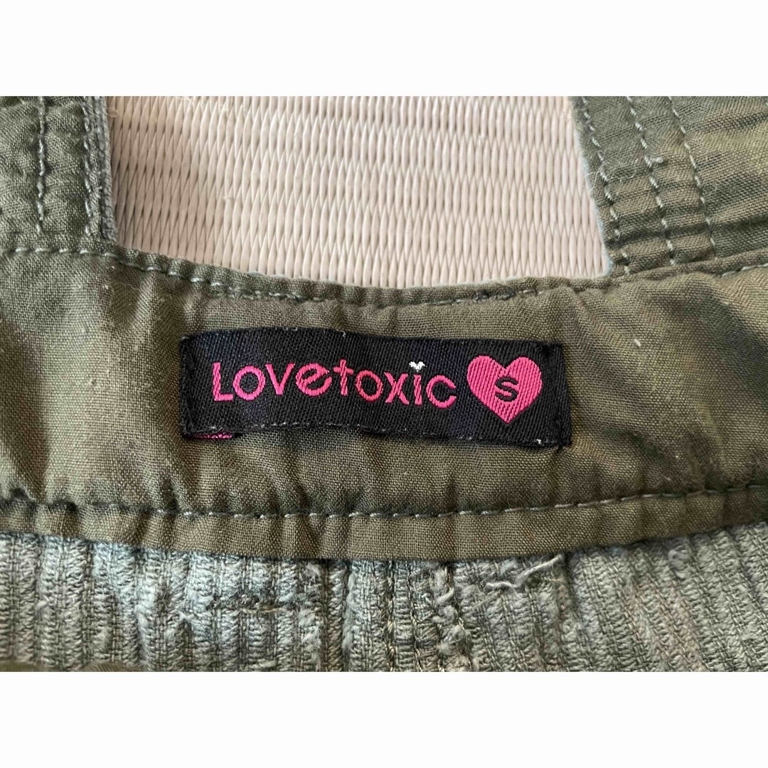 lovetoxic(ラブトキシック)のラブトキ☆ ラブトキシック コーデュロイサロペット 140 キッズ/ベビー/マタニティのキッズ服女の子用(90cm~)(ワンピース)の商品写真