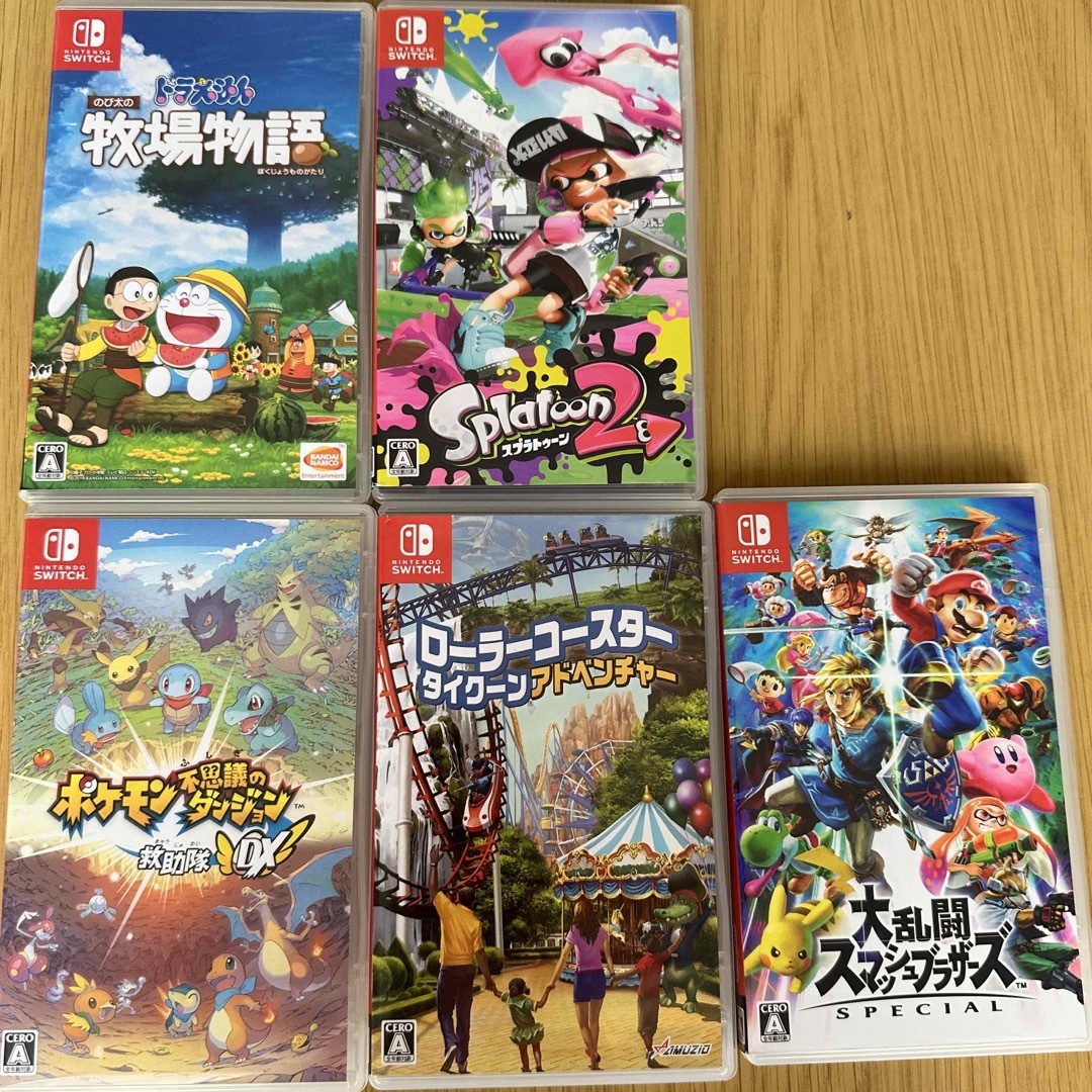 NINTENDO Switch ゲームソフト 5本セット