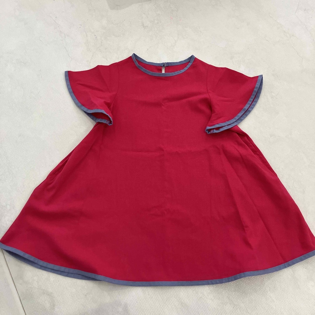 MARKEY'S(マーキーズ)の【マーキーズ】パイピングワンピース 110 キッズ/ベビー/マタニティのキッズ服女の子用(90cm~)(ワンピース)の商品写真