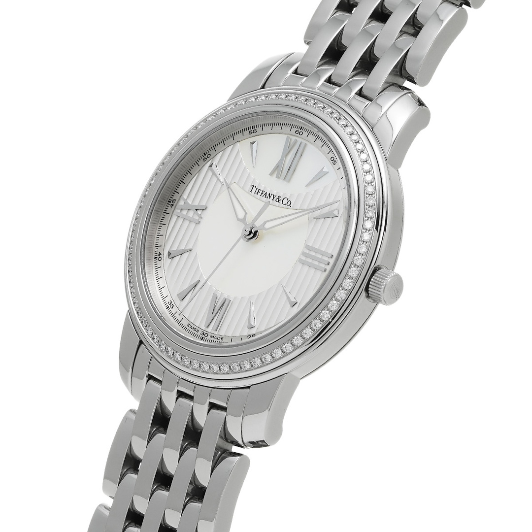 Tiffany & Co.(ティファニー)の中古 ティファニー TIFFANY & Co. Z0046.17.10B91A00A ホワイトシェル /シルバー メンズ 腕時計 メンズの時計(腕時計(アナログ))の商品写真