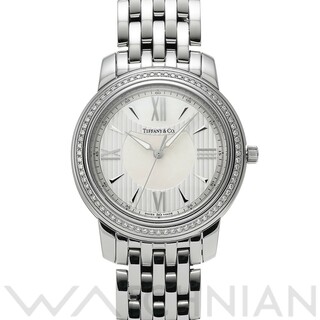 ティファニー(Tiffany & Co.)の中古 ティファニー TIFFANY & Co. Z0046.17.10B91A00A ホワイトシェル /シルバー メンズ 腕時計(腕時計(アナログ))