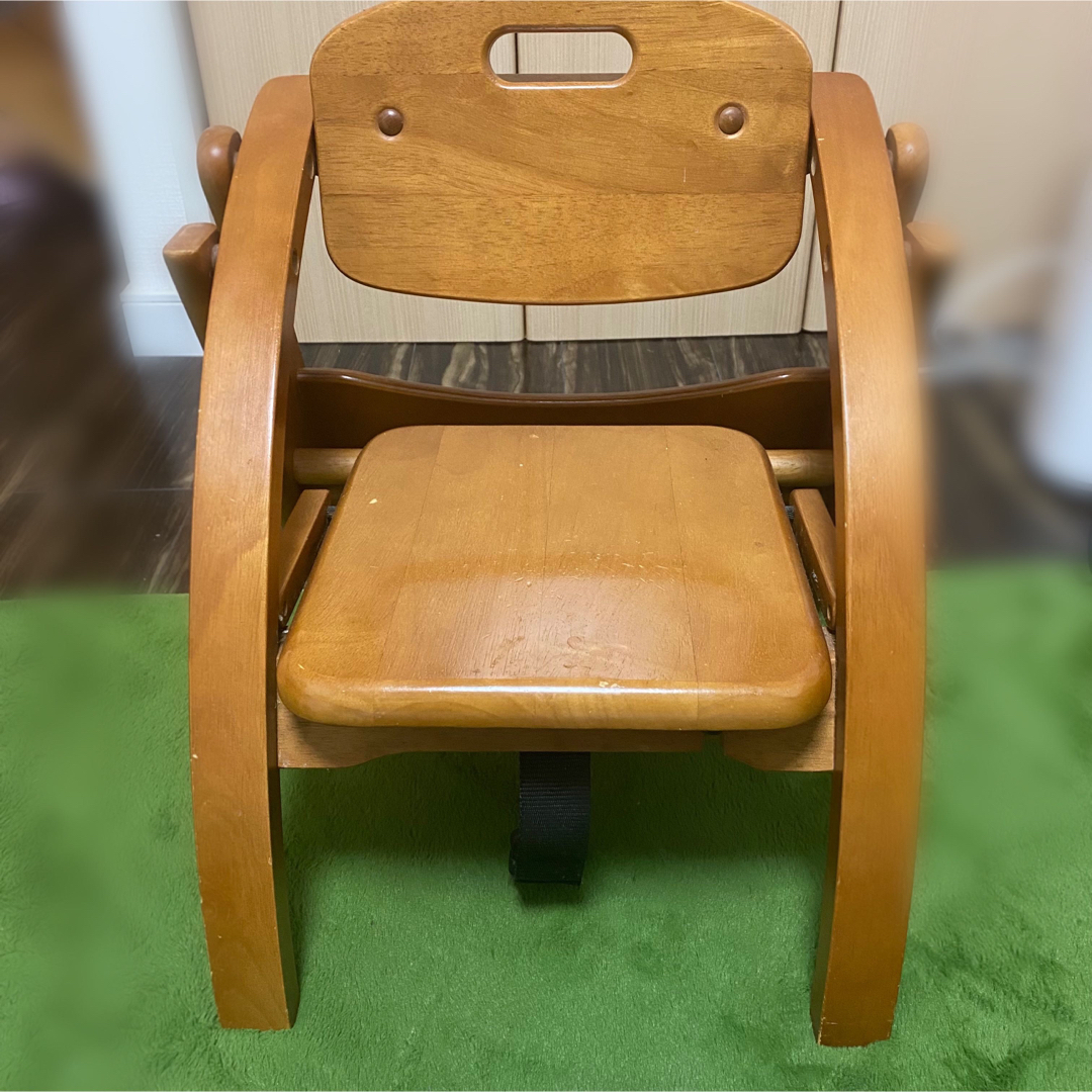 大和屋(ヤマトヤ)の大和屋  アーチローチェア Arch Low Chair ブラウン キッズ/ベビー/マタニティの寝具/家具(その他)の商品写真