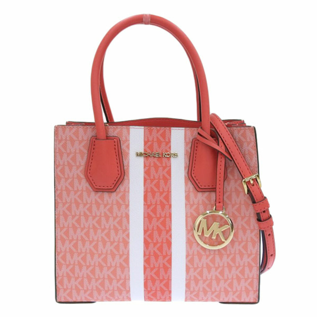 MICHAEL KORS マイケルコース MKシグネチャー 2WAY ハンドバッグ 35T2GM9M2V レッド gy