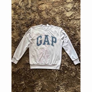 ギャップ(GAP)の新品未使用 GAPロゴ フレンチテリークルーネックスウェット ユニセックス S(スウェット)