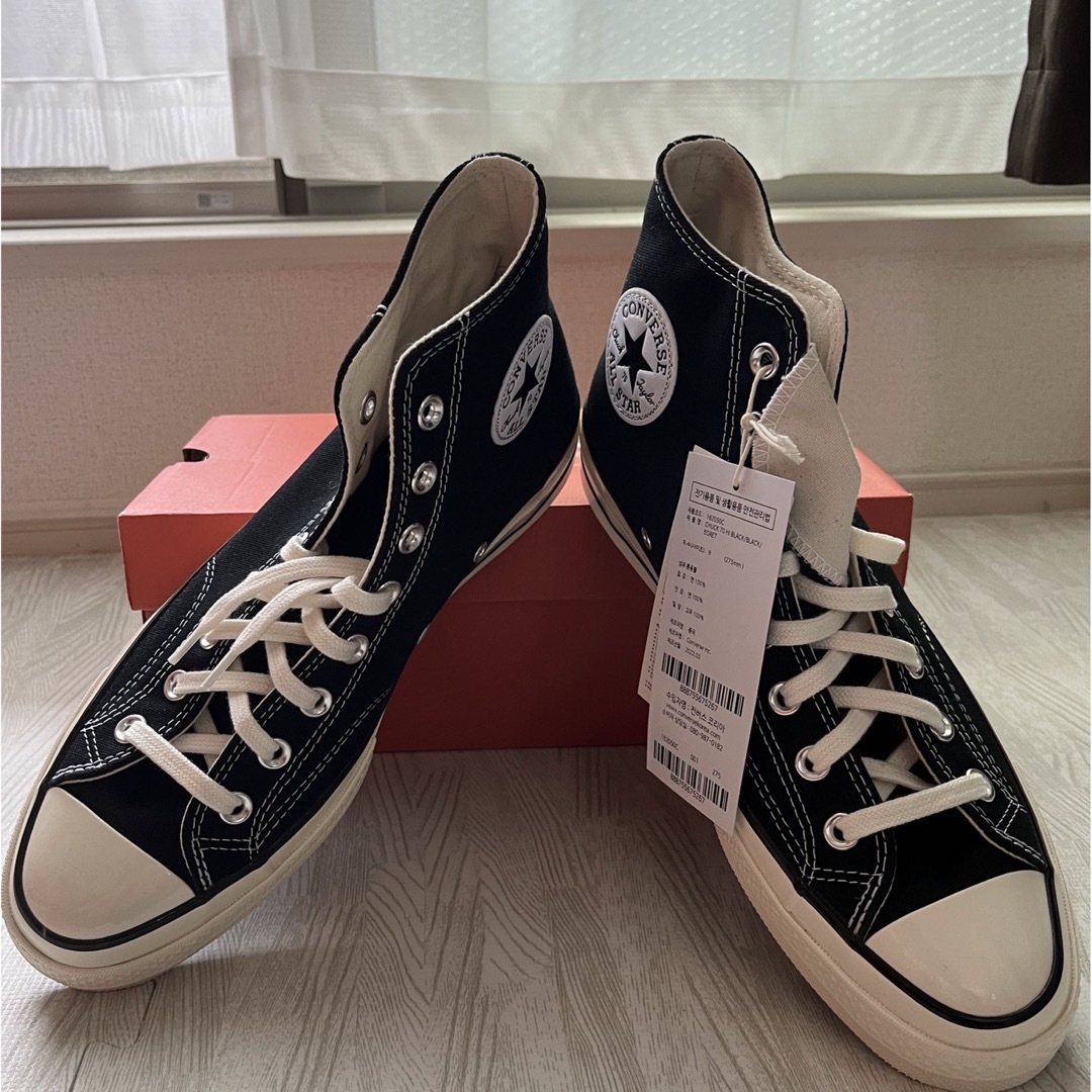 24.5cm】CONVERSE チャックテイラー CT70 黒 ブラック 新品 - スニーカー