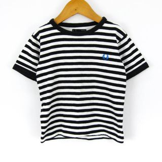 フレッドペリー(FRED PERRY)のフレッドペリー 半袖ボーダーTシャツ 胸元ロゴ コットン トップス 98位 キッズ ベビー 男の子用 98 2-3yearsサイズ ブラック FRED PERRY(Ｔシャツ)