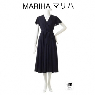 マリハ(MARIHA)のMARIHAマリハ　マドモアゼルのドレス　黒　ブラック(ひざ丈ワンピース)