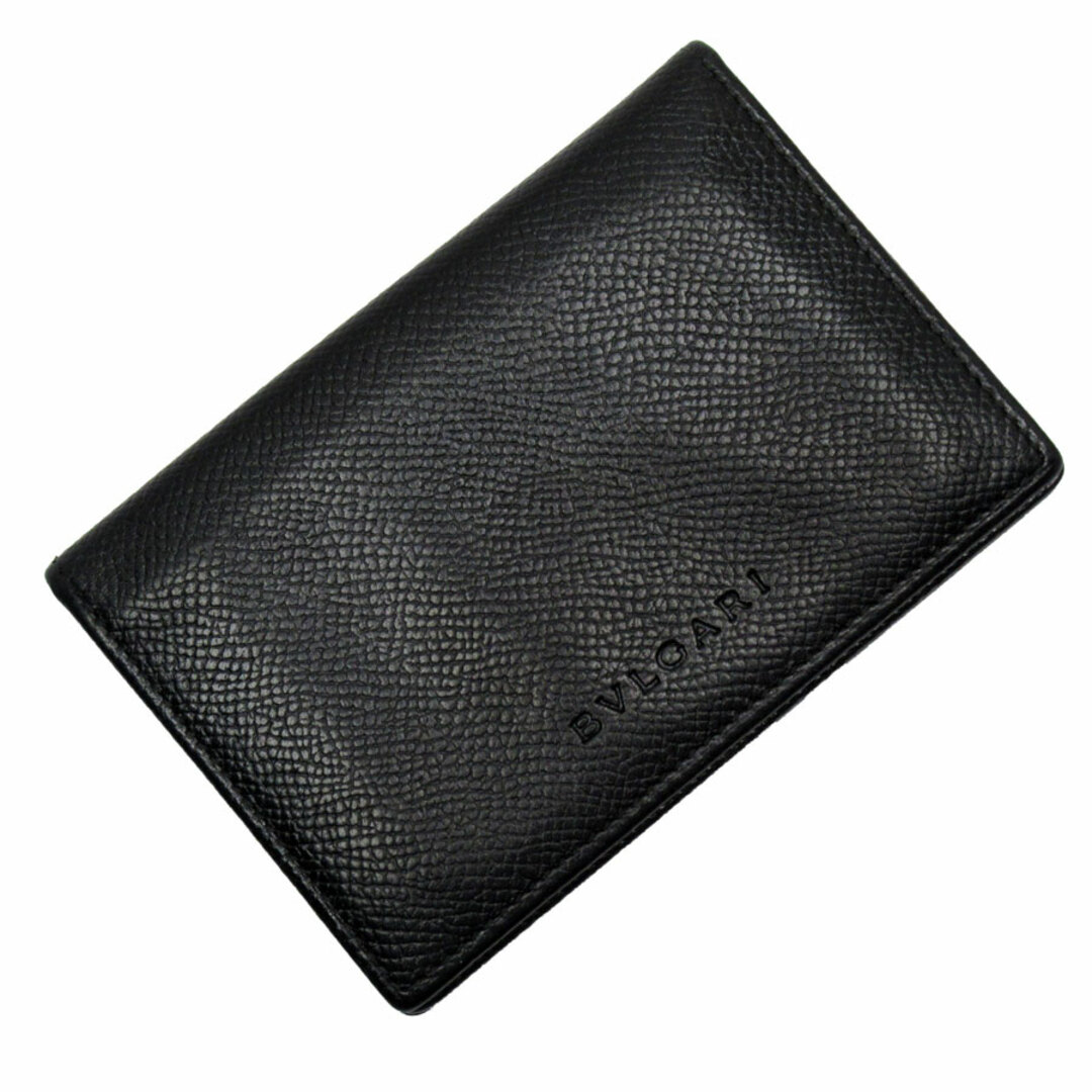 BVLGARI - ブルガリ BVLGARI カードケース 名刺入れ レザー ブラック