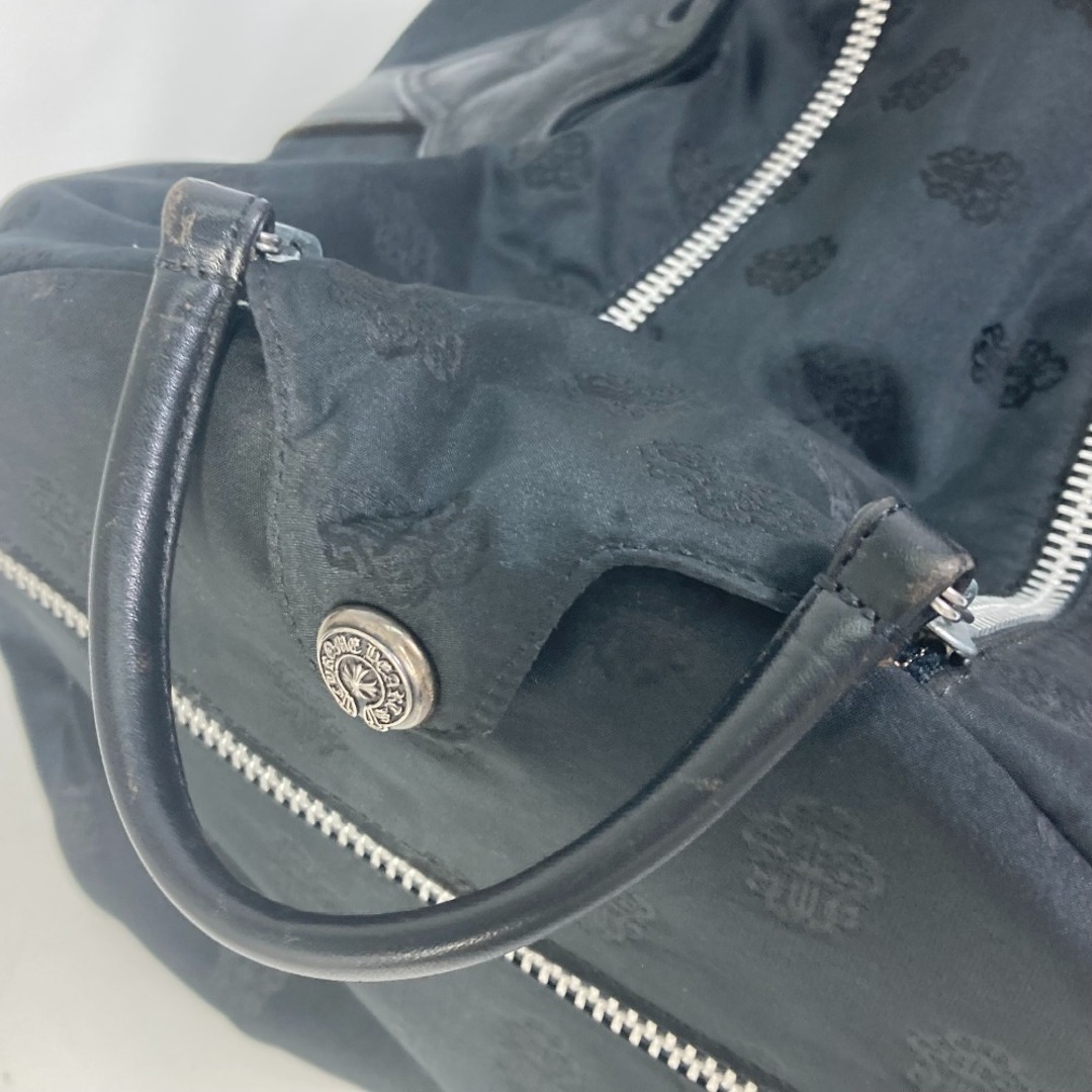 Chrome Hearts(クロムハーツ)のクロムハーツ CHROME HEARTS ダッフルウィークエンダー フレア 旅行バッグ ホースシュー ダガー ショルダーバッグ 肩掛け ボストンバッグ ナイロン/レザー ブラック メンズのバッグ(ボストンバッグ)の商品写真