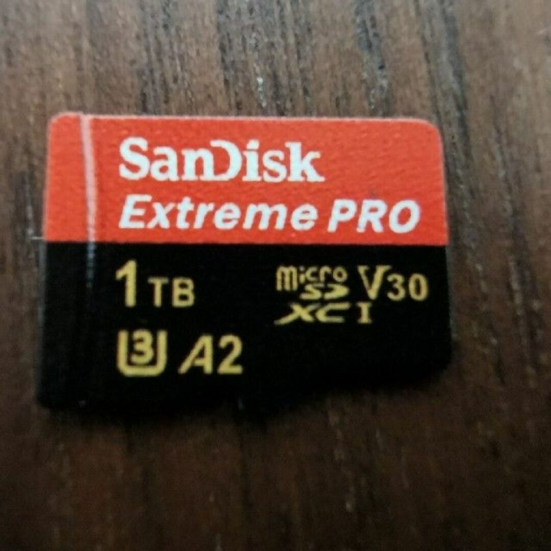 SanDisk(サンディスク)のSanDisk Extreme pro 1tb microSDカード ジャンク スマホ/家電/カメラのスマホ/家電/カメラ その他(その他)の商品写真
