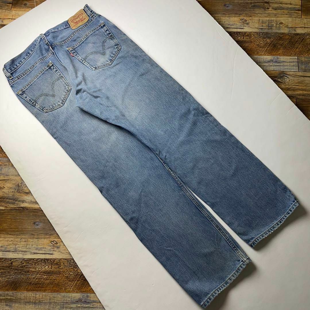 W36 Levi'sリーバイス505 ブラックデニム パンツ 極太 ワイド 黒