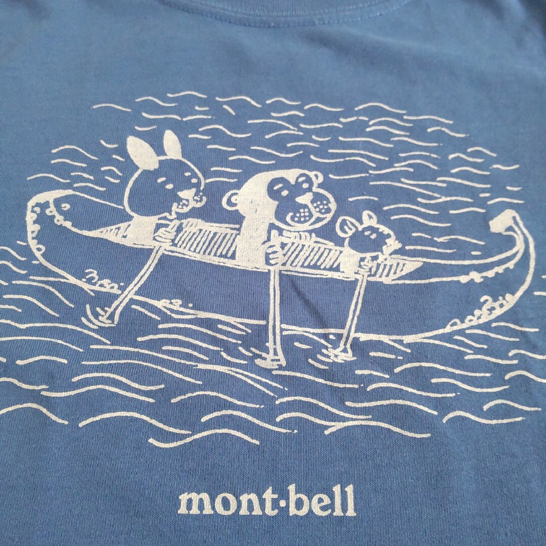 mont bell(モンベル)のモンベル　ウィックロンTシャツ　100 used キッズ/ベビー/マタニティのキッズ服男の子用(90cm~)(Tシャツ/カットソー)の商品写真