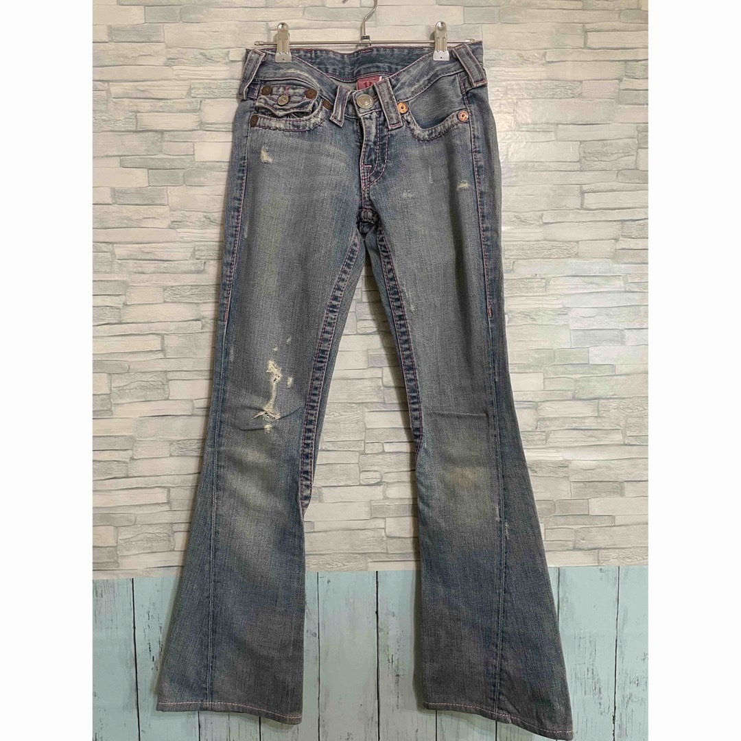 True Religion - USA製 90s TRUE RELIGION フレアデニム ひ True Religion - USA製 90s TRUE RELIGION フレアデニム ひ