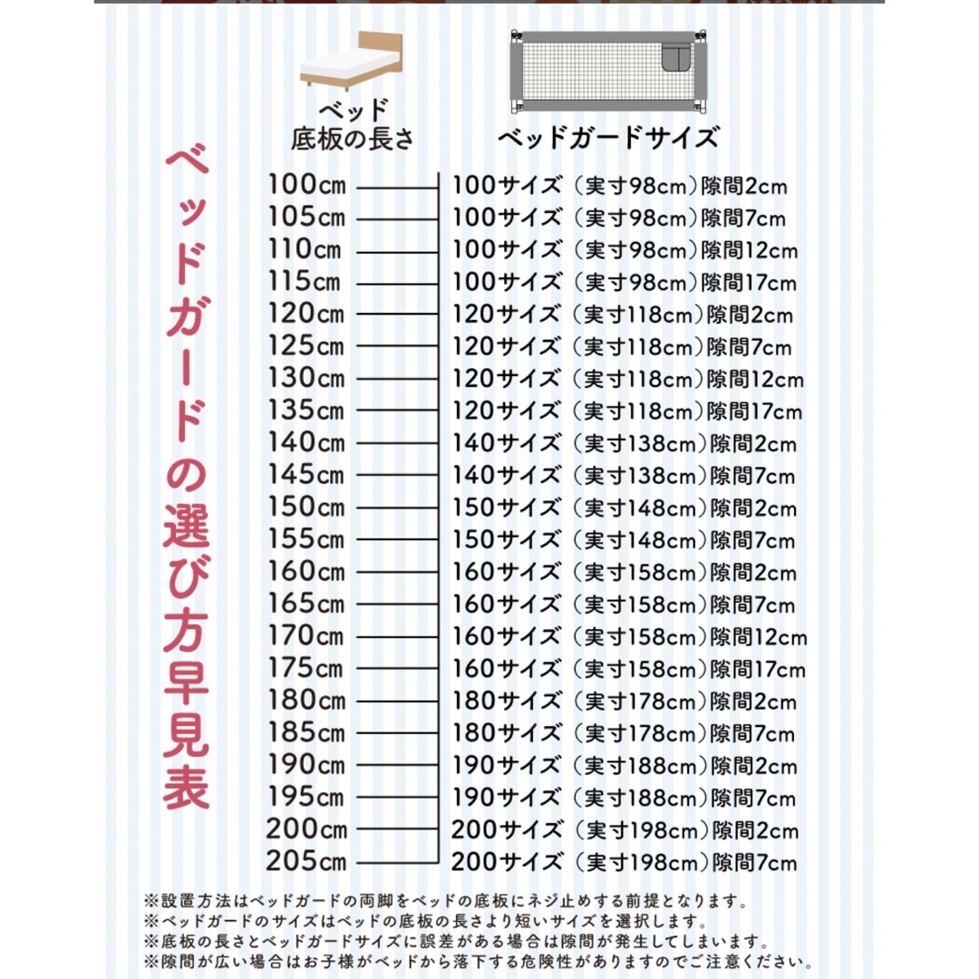 【新品未使用】ベッドガード ベッドフェンス ベビー BabyGoo   キッズ/ベビー/マタニティの寝具/家具(ベビーフェンス/ゲート)の商品写真