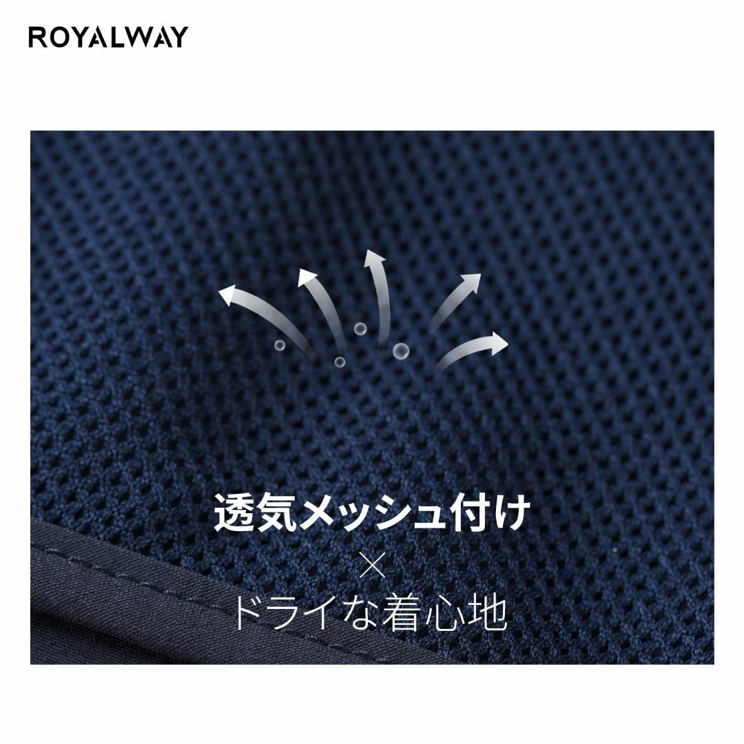 ROYALWAY ロイヤルウェイ メンズ 夏物ジャケット ジッパー 蒸れにくい