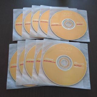 ビクター(Victor)のDVD-RW 10枚セット【中古品】ビクター製(その他)