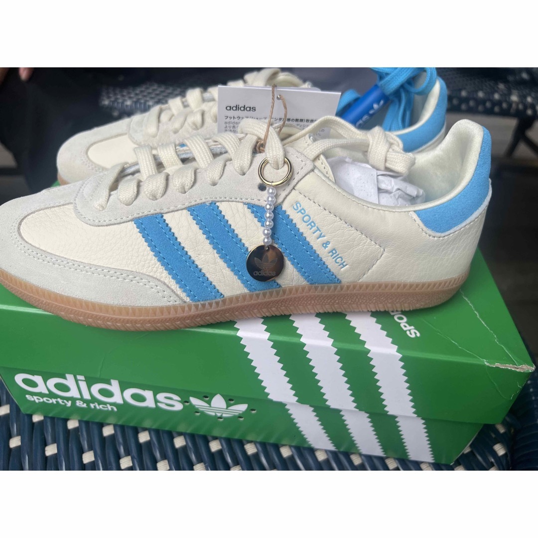 デウス エクスマキナ 【新品24.5】Sporty \u0026 Rich Samba Cream