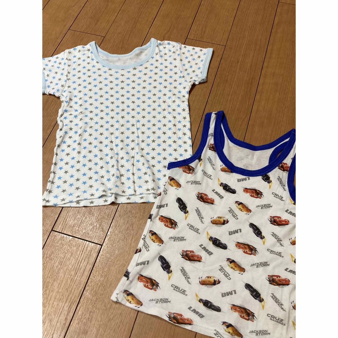 motherways(マザウェイズ)の☆キッズ【マザウェイズ・パジャマ3set＆Tシャツ＆タンク】まとめ売り5点set キッズ/ベビー/マタニティのキッズ服男の子用(90cm~)(パジャマ)の商品写真