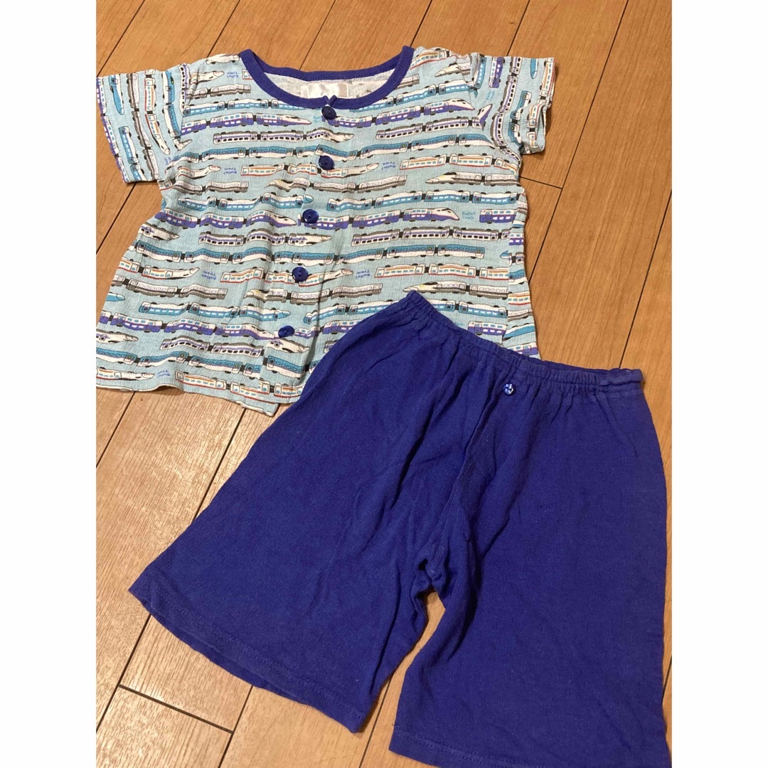 motherways(マザウェイズ)の☆キッズ【マザウェイズ・パジャマ3set＆Tシャツ＆タンク】まとめ売り5点set キッズ/ベビー/マタニティのキッズ服男の子用(90cm~)(パジャマ)の商品写真