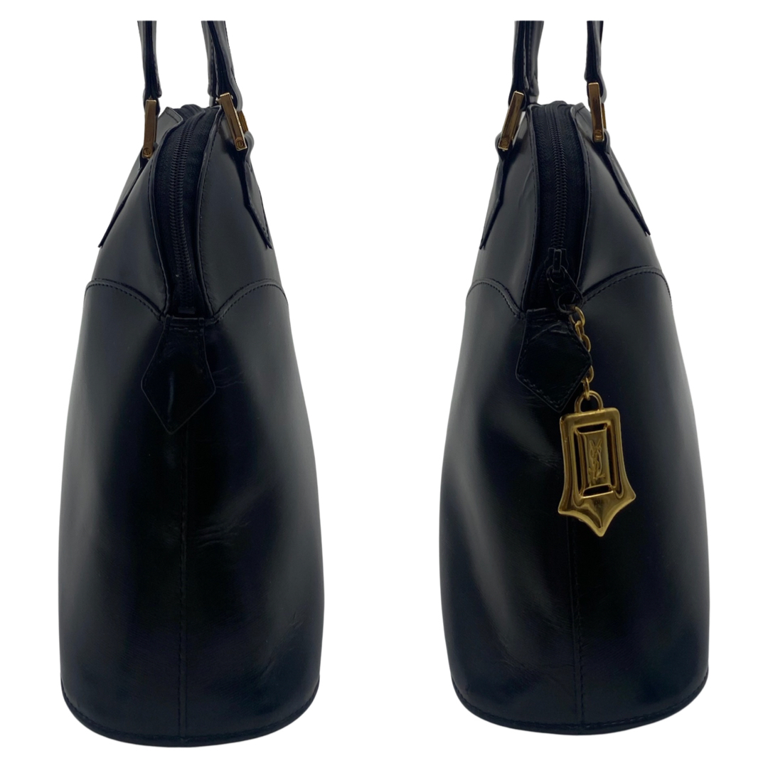 Yves Saint Laurent(イヴサンローラン)のYVES SAINT LAURENT イヴ・サンローラン ハンドバッグ ブラック レディースのバッグ(ハンドバッグ)の商品写真