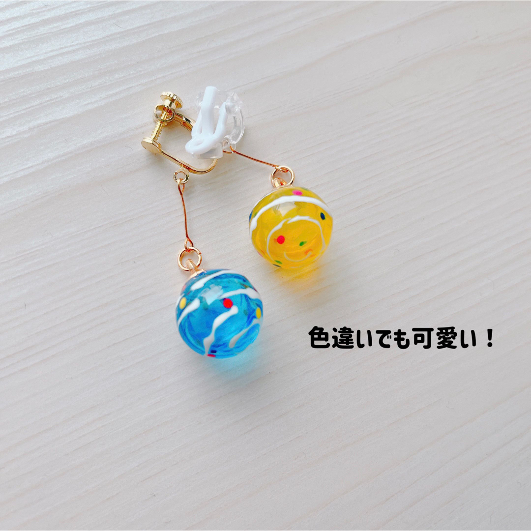 水風船 ヨーヨー ピアス イヤリングの通販 by Reve's shop |ラクマ