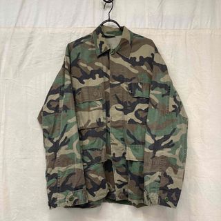 Rothco ロスコ ジャケット シャツ アウター カーキ系 M ミリタリー 迷彩 カモフラ 柄 プリント BDU SHIRTS おしゃれ シンプル きれいめ 大人女子 ブランド カジュアル 着回し 羽織り【レディース】【美品】