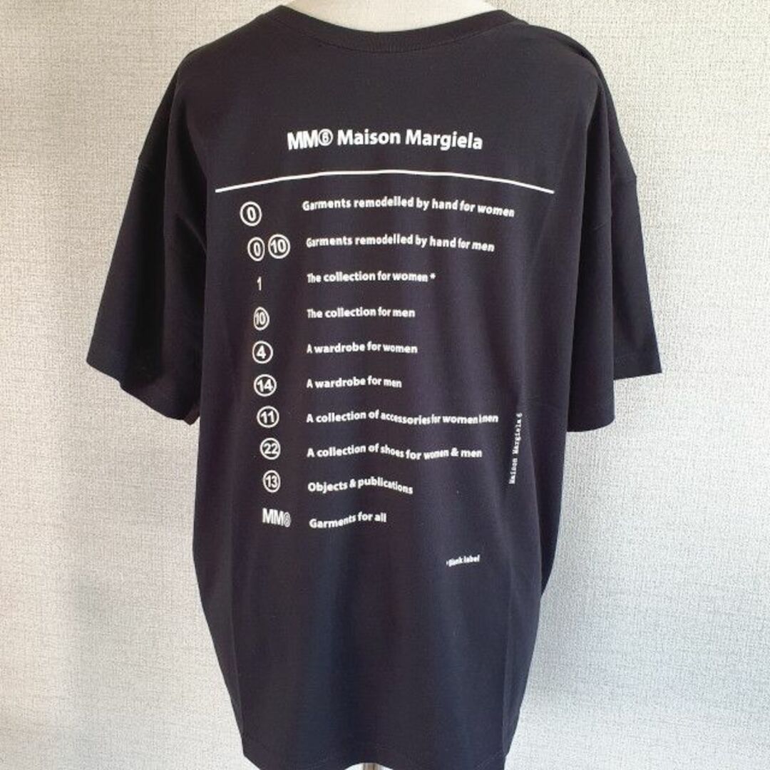 【新品・未使用】MM6 MAISON MARGIELA Tシャツ14Yブラックキッズ服女の子用(90cm~)